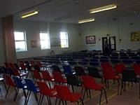 The large hall in meeting configuration view 3